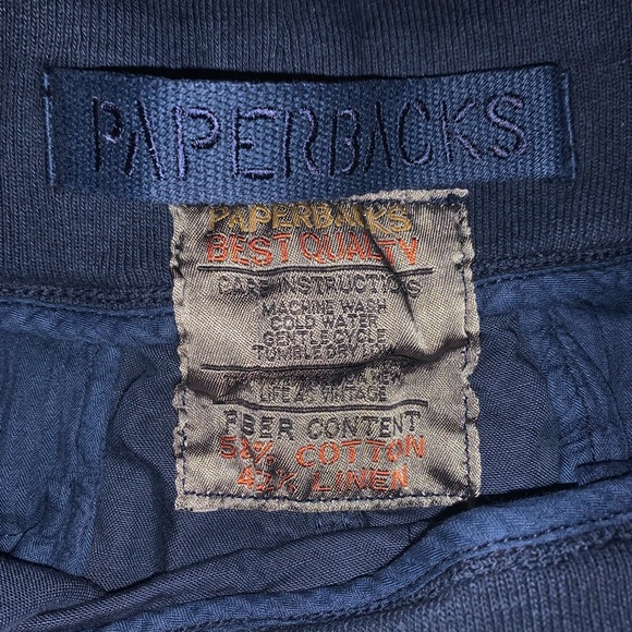 Men’s paperbacks Blue shorts size large - Picture 2 of 7